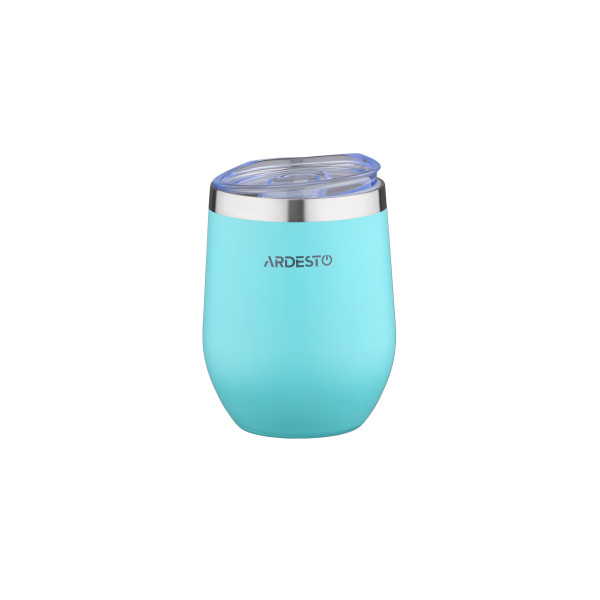 Термокухоль ARDESTO Compact Mug, 350мл, нержавіюча сталь, блакитний