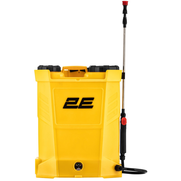 Обприскувач акумуляторний 2E AquaSpray 16LR 16л 12В 1х8А·год 4.5бар 2.9л/хв вольтметр 4.9кг