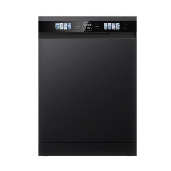 Посудомийна машина ARDESTO, 15компл., А+++, 60см, дисплей, інвертор, 3й кошик, гігієн.обробка, авт.відкр.дверей, чорний