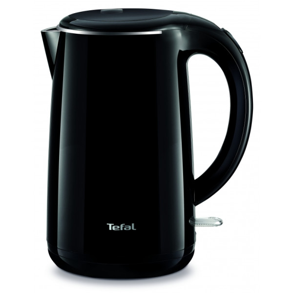 Електрочайник Tefal Safe`tea 1.7л, Strix, пластик, чорний глянець