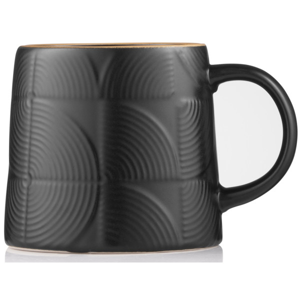 Чашка ARDESTO Dafne, 420мл, кераміка, чорний