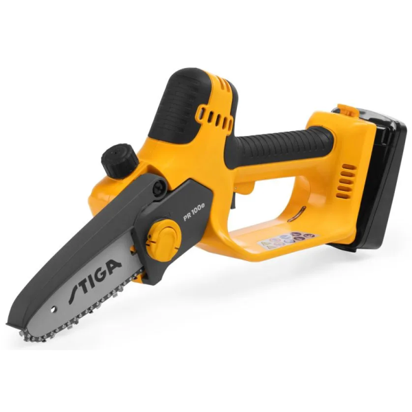 Пила ланцюгова акумуляторна STIGA PR100eKit 20В 1х2.0А·год шина 127мм 7.2м/с ЗП 1.1кг