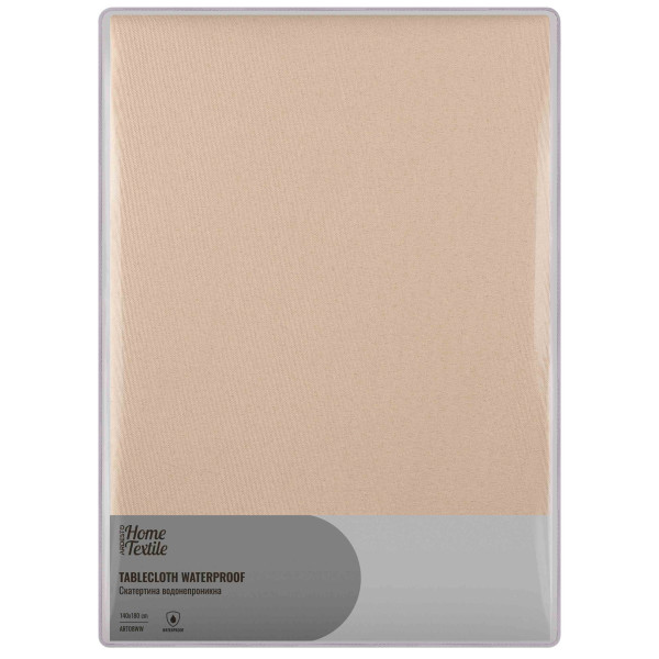 Скатертина ARDESTO Waterproof 140х180см, 100% поліестер, білий