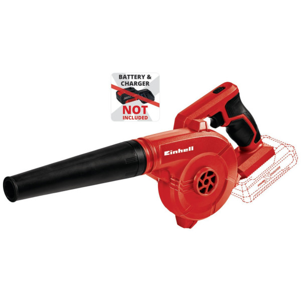 Повітродув акумуляторний Einhell TE-CB 18/180 Li - Solo 18В 180км/год 11500-15500об/хв 0.9кг без АКБ та ЗП