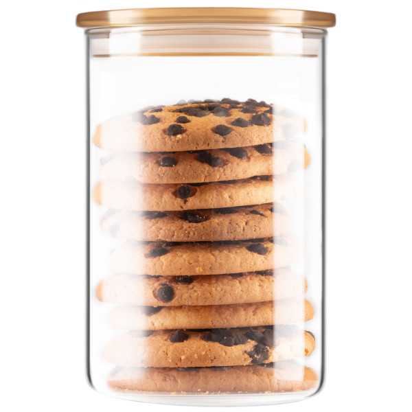 Банка для зберігання ARDESTO Fresh 900мл, скло, пластик, прозорий