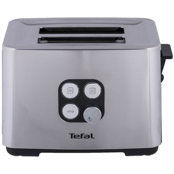 Тостер Tefal Cube 900Вт, метал/пластик, чорний
