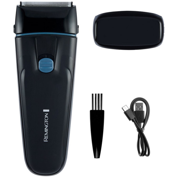 Бритва електр. Remington сіткова F1 Style, бритв.головок-2, Ni-Mh, сух., тример, USB-C, чорно-синій