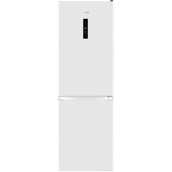 Холодильник Gorenje з нижн. мороз., 185х60х60см, 2 дв., Х- 207л, М- 93л, A+, NoFrost Plus, Fresh zone, дисплей, білий
