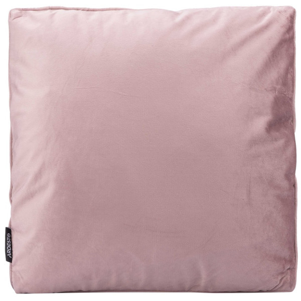 Подушка декор. ARDESTO 45х45см, велюр, 100% поліестер, пудровий