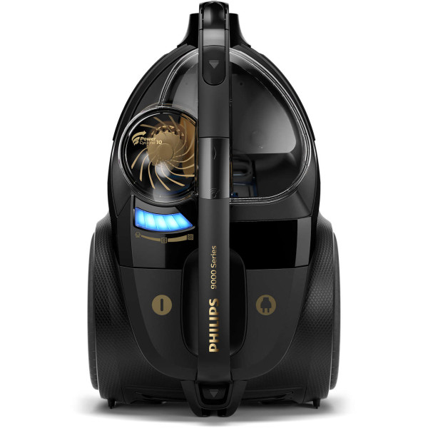 Пилосос Philips контейнерний 9000 series, 900Вт, конт пил -2,2л, НЕРА13, турбощітка, керув. потужності на ручці, чорний