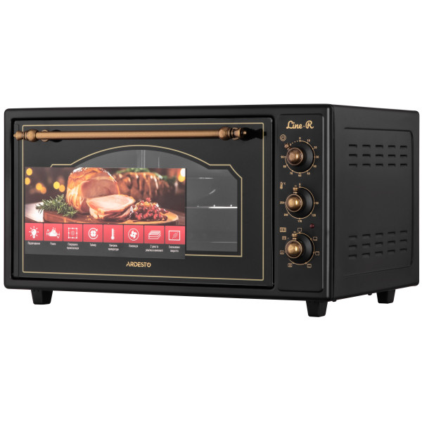 Піч електрична ARDESTO Line-R, 48л, 1600Вт, механіч., конвенція, чорний