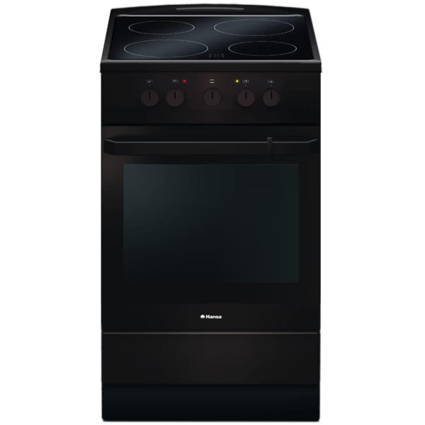 Плита Hansa електрична склокерамічна, 50х60см, 68л, коричневий