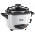 Рисоварка Russell Hobbs, 200Вт, чаша-0.7л, механічне керув., знімна кришка, нерж. сталь, чорно-білий