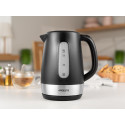 Електрочайник ARDESTO 1.7л, Strix, пластик, чорний матовий