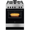 Плита Electrolux газова, 59л, 60x60см, нерж