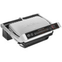 Гриль Tefal притискний OptiGrill+ Initial 2000Вт, темп. режимів-5, знімні пластини, метал