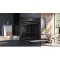 Духова шафа Siemens електрична, 71л, A+, дисплей, конвекція, піроліз, чорний