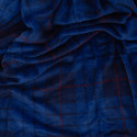 Плед ARDESTO Flannel 160х200см, 100% поліестер, клітинка, синій