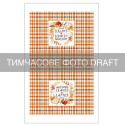 Набір рушничків для кухні ARDESTO Autumn leaves 38х63см, 2шт, 100% бавовна, коричневий
