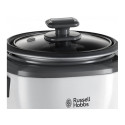 Рисоварка Russell Hobbs Medium, 300Вт, чаша-1.4л, електронне керув., знімна кришка, сіро-чорний