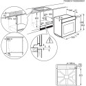 Духова шафа Electrolux електрична, 72л, A+, дисплей, конвекція, піроліз, чорний