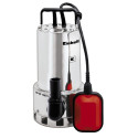 Насос дренажний Einhell GC-DP 1020 N, 1000Вт, 18000л/год, вис. 9м, глиб. 5м, нержавіюча сталь, 7.2кг