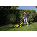 Набір газонокосарка та тример садовий акумуляторні Karcher LMO 18-33+LTR 18-25+Starter kit 18В 1х2.5А·год 33см 35-65мм 35л