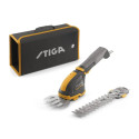 Ножиці для трави акумуляторні STIGA SGM102AE 10.8В 2.5А·год + насадка кущоріз крок різу 18см D 8мм 0.65кг