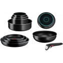 Набір посуду Tefal Ingenio Easy Cook & Clean, змінна ручка, 13предметів, алюміній, бакеліт, коричневий