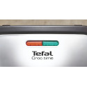 Сендвічмейкер Tefal Croc Time 700Вт, 1 пластина-гриль, корпус-пластик, чорно-сріблястий