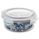 Контейнер для зберігання харчових продуктів ARDESTO Gemini 0.95л, боросилікатне скло, пластик, круглий, прозорий