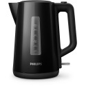 Електрочайник Philips Series 3000 1.7л, пластик, чорний