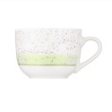 Чашка ARDESTO Siena, 500мл, порцеляна, біло-зелений