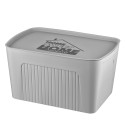 Ящик з кришкою для зберігання ARDESTO 45.5х31х24.5см, 23л, пластик PP, сірий