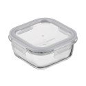 Контейнер для зберігання харчових продуктів ARDESTO Gemini 0.5л, боросилікатне скло, пластик, квадратний, прозорий