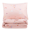КПБ 1,5сп ARDESTO Gloria, підковдра 160х220см, простирадло 160х220см, наволочки (2) 50х70см, 100% бавовна, сатин, радість, рожевий