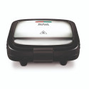 Сендвічмейкер Tefal Croc Time 700Вт, 1 пластина-гриль, корпус-пластик, чорно-сріблястий