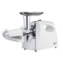 М'ясорубка ARDESTO, 1800Вт, 2кг/хв, 3 решітки, насадка для ковбас, кеббе, томатів, пластик, біло-сріблястий