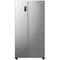 Холодильник SBS Gorenje, 179х67х92см, 2 двері, 356( 191)л, А++, NF+, Інв. , Зона св-ті, Зовн. Диспл, матовий сірий
