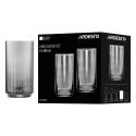 Набір склянок високих ARDESTO Black Mars Alcor 500мл, 2шт, скло, сірий