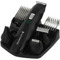 Набір для стрижки Remington, для бороди Edge all in one kit, вусів, голови, носа і тіла, акум., насадок-10, титан.напил., чорний