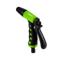 Зрошувач ручний Verto, пістолетний, 1/2"-3/4", 2 функції, регулювання напорурегулювання напору / розпилу води, тримач двокомпонентний