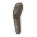 Машинка для стриження Philips Series 5000, акум., роторний мотор, насадок-2, кейс, сталь, коричневий