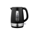 Електрочайник ARDESTO 1.7л, Strix, пластик, чорний матовий