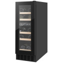 Холодильник Philco для вина, 85х29.5х57, холод.відд.-47л, зон - 2, бут-17, диспл, підсвітка, чорний