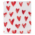 Плед ARDESTO Valentine's Flannel 160х200см, 100% поліестер, сердечка