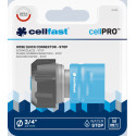 Конектор для шланга Cellfast CELLPRO 3/4" з аквастоп (блістер)