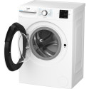 Пральна машина Beko фронтальна, 8кг, 1000, A+++, 55см, дисплей, інвертор, пара, білий