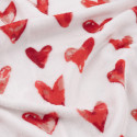 Плед ARDESTO Valentine's Flannel 160х200см, 100% поліестер, сердечка
