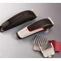 Машинка для стриження Remington E51 Easy Fade Hair Clipper, мережа+акум., роторний мотор, насадок-3, кейс, титан.напил., чорн-біл